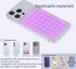 Svenirven Silicone Sticky Grip Holder for Cellphone, Silicone Suction Cup Phone Case Mount Double-Sided, Hands-Free
