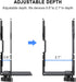 ZJJ002 suptek Thin Client Mount Bracket Adjustable Mini PC Mount Bracket,CPU VESA Under Desk and Monitor Arm Computer