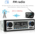 Single Din Car Radio, Classic FM Radio, Bluetooth Car Stereo with Hands-Free Calling and USB Playback