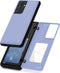 GOOSPERY Card Holder Wallet Case for Galaxy S21 Ultra, Magnetic Door Closure Protective Dual Layer Bumper