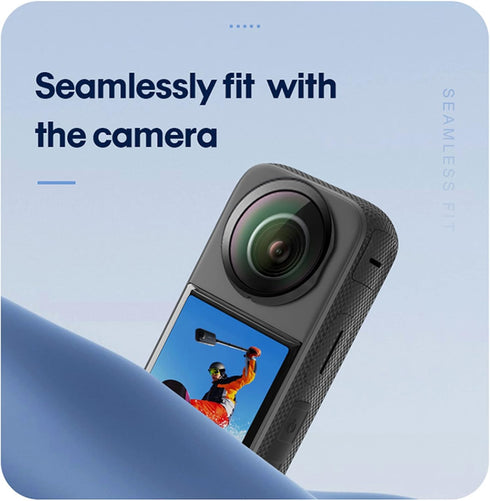 Adhesive Lens Cap for Insta360 X3 Camera, LICHIFIT Panoramic Lens Protector Sticky Guards Accessories