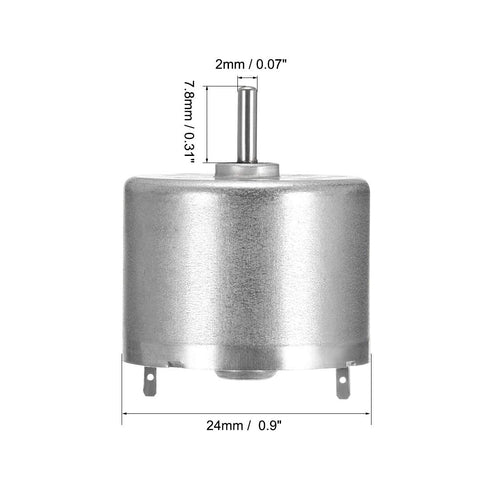 5V 6100-6400RPM uxcell Micro Motor DC High Speed Motor for DIY RC Cars Remote Control