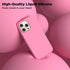 Compatible with iPhone 15 Pro Case, Slim Liquid Silicone with Soft Anti-Scratch Lining, Tender Pink