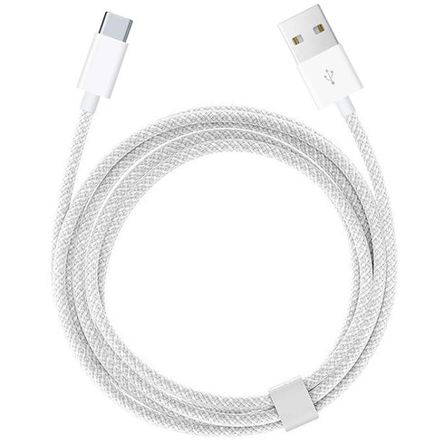iPhone 15 USB A to USB C Woven Cable for iPhone 15, 15 Pro Max, iPad 10th Gen, Braided Charging Cable for Car Play