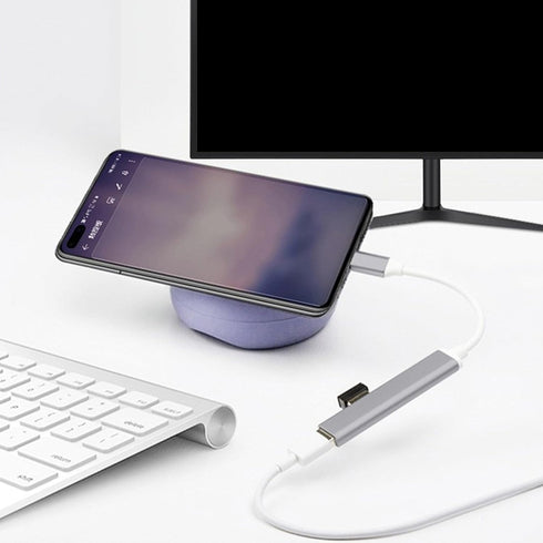 TENYELE 3xUSB2.0+1xUSB3.0 USB C Splitter Cable USB C/USB Male To Data Transfer Docking Station For PC Keyboards Gaming