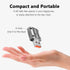 GELRHONR USB C to USB Adapter, USB 3.0 A Male to USB C Female Connector Support 120W Super Fast Charging 10Gbps Data