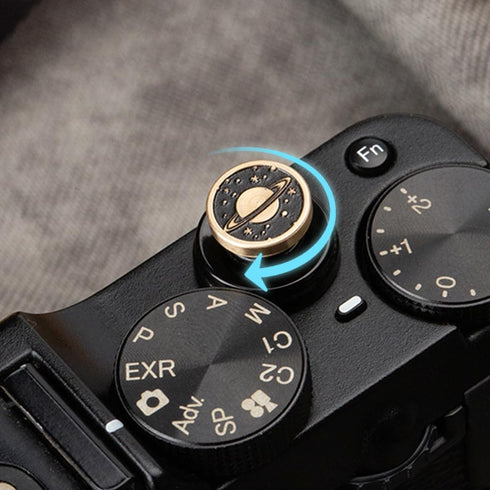 Set z30/z50/d810/d610 X100VI X-T30 X-Pro3 X-Pro2 X-E4(Brass Set) Camera Metal Hot Shoe Cover Shutter Buttons for Nikon