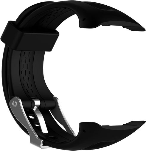 Replacement Band for Garmin Forerunner 10/15 - TenYun Silicone Wristband Strap for Women/Man (Black, Small)