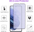 3-Pack Anti Blue Light Tempered Glass Screen Protector for Samsung Galaxy S21. 9H Hardness, No Bubbles, Eye Protection.