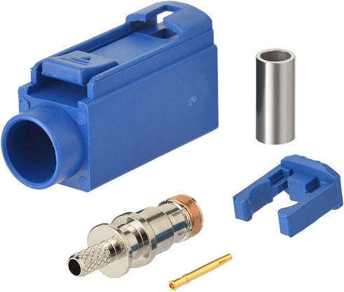 Artemisia Fakra C Jack 5005 Blue Crimp RF Coaxial Connector Compatible with Cable