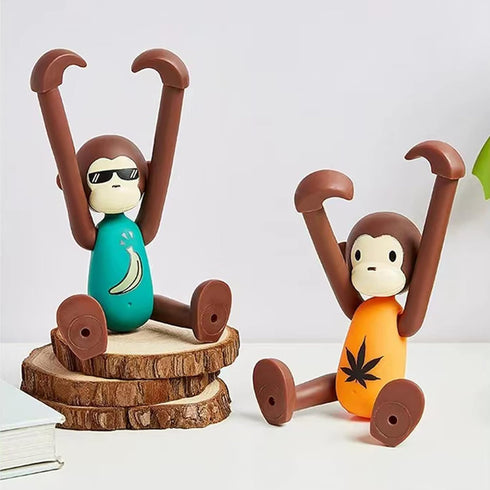 Cute Phone Stand for Desk, Adjustable Desk Phone Holder, Portable Phone Holder, Compatible for Smartphones and Tablets