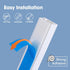 YesBes 315in 20X L15.7in W0.96in H0.57in, Cord Hider Kit, Paintable Cable Raceway, Cord Covers for Wires on Wall, Cord