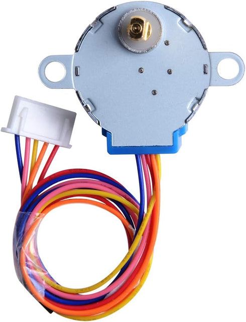 GeeekPi 5 Pack 28BYJ-48 5V Geared Stepper Motor + Uln2003 Driver Board + Jumper Wires for Arduino
