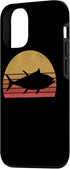 Northern Outdoors Tuna Collection Sunset 12/12 Tuna Fishing Retro Bluefin Tuna Fisherman Case for iPhone Pro