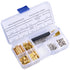 GeeekPi 220PCS Brass Standoffs M2.5 Hex Column Screw Nut Assortment Kit with Box for Raspberry Pi, Acrylic Washer