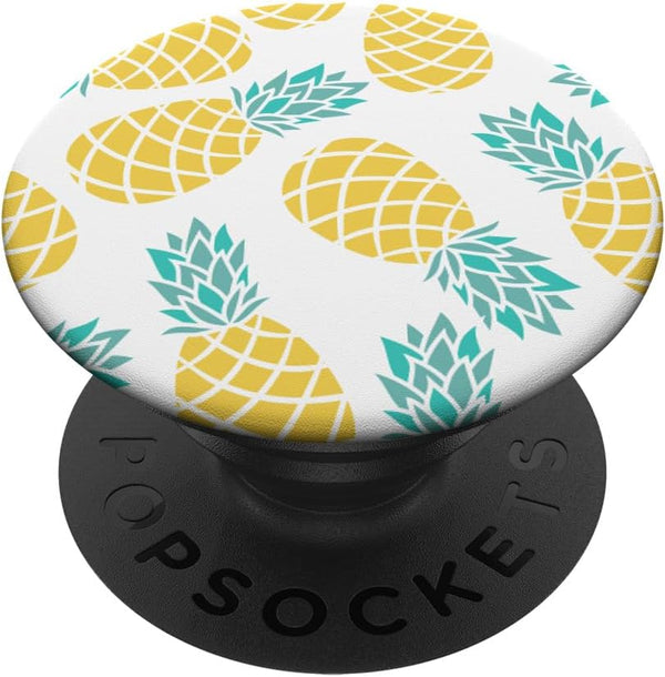 Cool Pineapple Pattern Print Fruit PopSockets Standard PopGrip