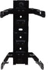 VideoSecu 2 MDVD04B WP6 Shelf DVD DVR VCR Wall Mount Bracket Component Shelf for DVD Player DDS Receiver Video Audio