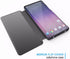 Omorro Case for Galaxy Note 9, Luxury Clear View Electroplate Mirror Flip Wallet