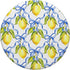 Bow Print Ribbon Blue Coquette Aesthetic - Lemon Summer Fruit PopSockets Standard PopGrip