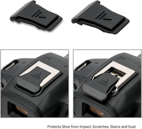 Qsvbeeqj 5pcs R6MarkII R5C Universal Hot Shoe Cap Dustproof Protective Cover Repalcement for Cameras Repair Part