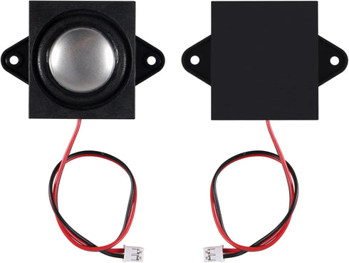 6pcs Speaker 3 Watt 8 Ohm Single Cavity Mini Speaker Full-Range Cavity Advertising Machine Speaker Connector Separating Interface 3.3V 5V with JST-PH2.0mm-2 pin Interface for Arduino