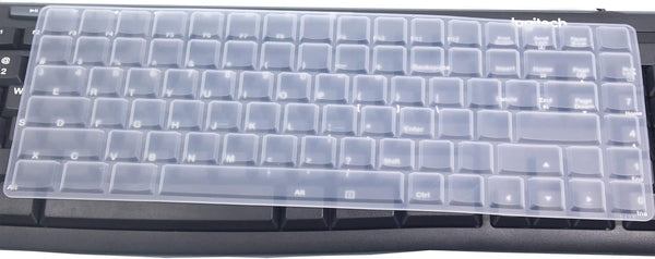 Silicone Keyboard Cover Skin for Logitech MX Mechanical Mini Wireless Illuminated Keyboard - Compact Size