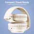X5 Headset Rechargeable & Portable FM Radio Headphones with Best Reception, LED Display, Soft Ear Muffs, FM Radio