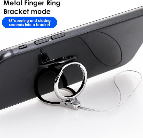 Cobee Cell Phone Ring Straps, 4 Pcs Phone Finger Ring Holders, Phone Grip Holder, Phone Loop Charm, Phone Ring