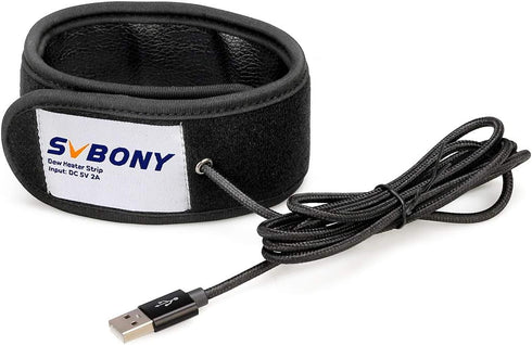 SVBONY SV172 Lens Heater Strip, 320 mm Dew Warmer for Telescopes and Camera Temperature Regulator