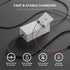 Steinwhale 50A 12-36V 36V 189AWG, Anderson Plug to DC Female Adapter Cable with Built-in to Boost Converter