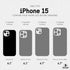 Pelican Protector Series iPhone 15 Case, 6.1" Black Magnetic Phone Case with Anti-Scratch Technology and Drop Protection