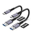 Android Auto USB C Cable 10Gbps 1FT 2 Packs, USB C 3.1 Gen 2 Cable Fast Charging for Galaxy S21 S20 S10 S10E Note 20