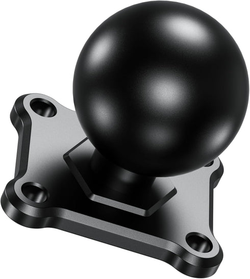 BRCOVAN 1.5'' Ball Mount Base with Aluminum Alloy 4-Hole AMPS Square Plate, Compatible with RAM Mounts