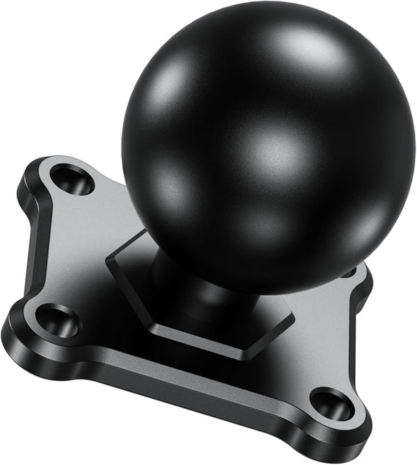 BRCOVAN 1.5'' Ball Mount Base with Aluminum Alloy 4-Hole AMPS Square Plate, Compatible with RAM Mounts
