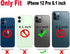 Qokey Cute 3D Love Heart Wave Frame Soft TPU Sparkle Bling Phone Case for iPhone 12 Pro 6.1" (Not fits iPhone 12)