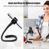 Flex Mount Stroller Phone Holder Selfie Stick Gooseneck for Treadmill, Bike, Shopping Cart, Boat, Compatible with GoPro