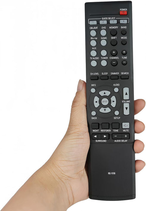Replacement Remote Control - Fit for DENON RC-1158 RC-1170 RC-1180 for AV Receiver only
