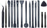 15 Pcs Antistatic Spudger Plastic Opening Pry Tool Set for Touch Screen or Case Cleaning Scraper Prying Tool for Laptop