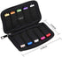 USB Flash Drive Case, Soft Material Thumb Drive Holder Organizer, Portable Bag for USB Memory Stick with 10 Slots