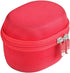 Hermitshell Travel Case Fits Sony XB01 Bluetooth Compact Portable Speaker (Red)