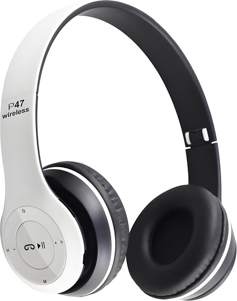Generic Wireless Bluetooth Over-Ear Headphones, Hybrid Noise Cancelling, HiFi Stereo, Foldable, Lightweight, Deep