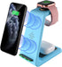 Wireless Charging Station, 3 in 1 Fast Charger Stand Dock for iPhone 15/15 Plus/15 Pro Max/14/13/13 Pro/12/11/XR/XS