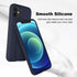 LAUDTEC Silicone Kickstand Case for iPhone 11, Vertical and Horizontal Stand, Soft Liquid Silicone, Blue