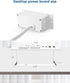 Jgstkcity 45W Recessed Power Strip Socket, Furniture Flush Mount Charging Station, Desk Power Strip with Outlets,USB