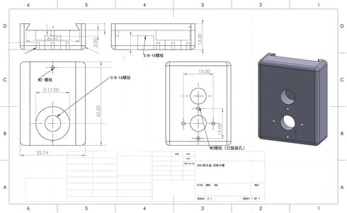 HangTon EVF-2 MVF-1 3/8"-16 EVF Bracket Stand Mounting for ARRI Viewfinder Alexa Mini LF, Thread