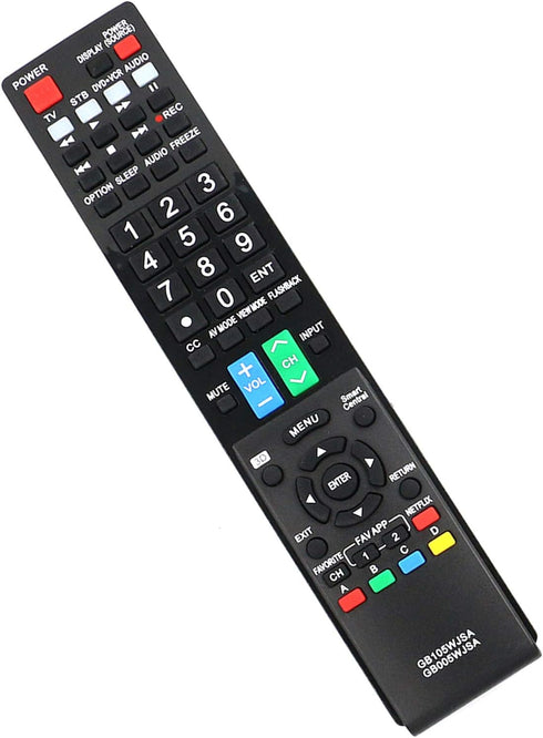 PERFASCIN Replacement Remote Control for Sharp AQUOS TV, Compatible with Multiple Models, Pack of 1