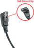Sarcia VX-6R Earpiece Headset with PTT Mic and Acoustic Tube for Yaesu VX-6, VX-7R, VX-170, FT-270 Walkie Talkie