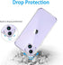 JJGoo Compatible with iPhone 14 Case, Clear Soft Shockproof Protective Slim Thin Bumper Cover Transparent