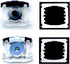 Laptop Computer Replacement Keyboard Key Rebound Mechanism - 2Pcs Base Gasket and 2Pcs Butterfly Hinges