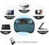 2.4GHz Backlit Mini Keyboard - Wireless Keyboard with Touchpad and Multimedia Keys for Android TV, Smart TV, and More